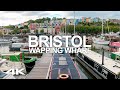 AUG. 2020 UK BRISTOL SHIP BUILDING DOCK WALK 4K HARBOUR VIRTUAL TOUR: WAPPING WHARF, SPIKE ISLAND