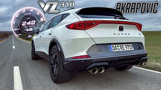 2024 Formentor VZ 310 with Akrapovic💥| 0-240 km/h acceleration🏁| by Automann in 4K