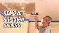 Video for How to Remove popcorn ceiling youtube