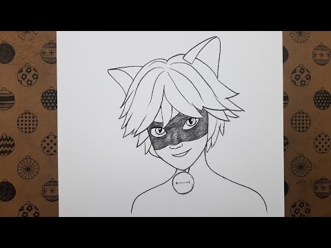 Kolay Adım Adım Mucize Ugur Böcegi Kara Kedi Nasıl Çizilir 1 Bölüm Eskiz