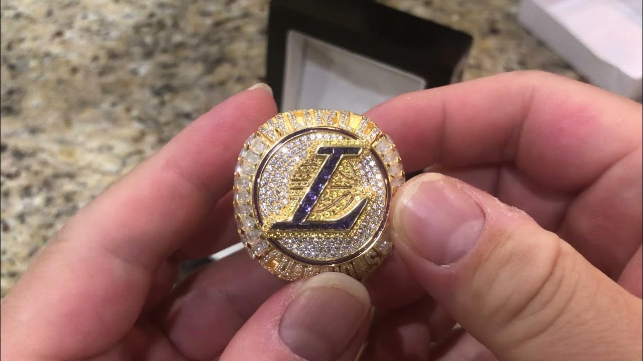 Los Angeles Lakers 2020 NBA Championship Ring Perfect Replica