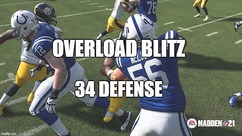 Madden 21 Glitches Cheats and Tips - Overload Blitz - Blocking RB - 34 Defense