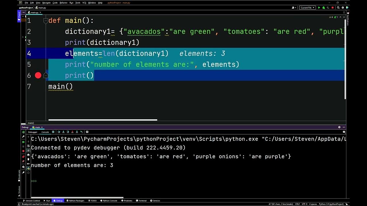 Python Dictionaries - Part 4 - YouTube