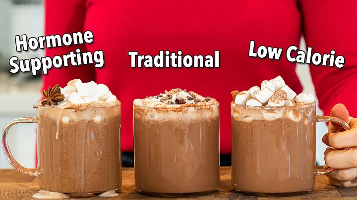 THE BEST HEALTHY HOT CHOCOLATE (3 ways!) | dairy f...