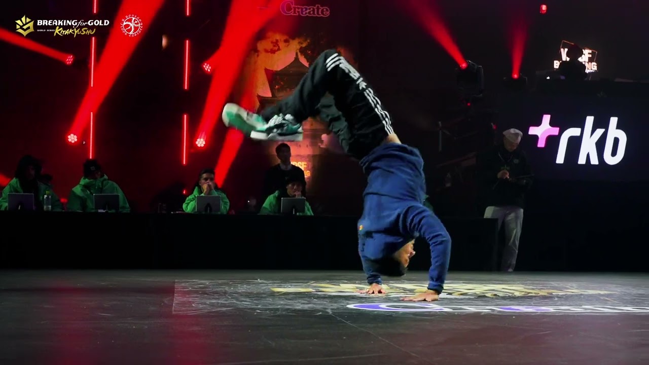 【TOP16 B-BOY】Quake vs Sunni ｜WDSF BREAKING FOR GOLD WORLD SERIES IN KITAKYUSHU