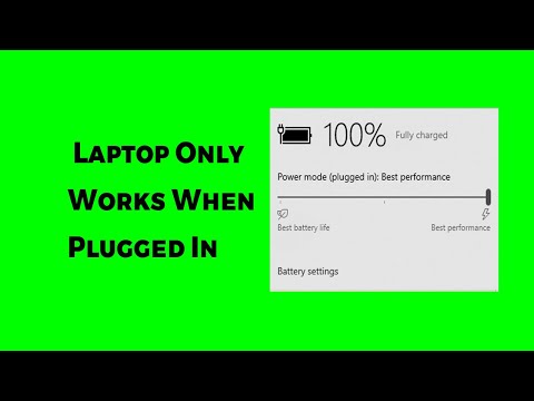 Laptop Only Works When Plugged In (Easy Method)