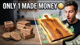I Built 10 Woodworking Projects That Actually SELL — Here’s What Made the Most Money