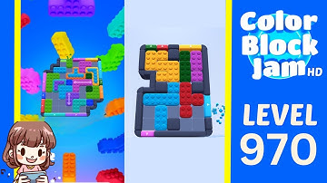 Color Block Jam Level 970 Solution Walkthrough