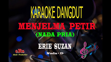 Karaoke Menjelma Petir Nada Pria - Erie Suzan (Karaoke Dangdut Tanpa Vocal)