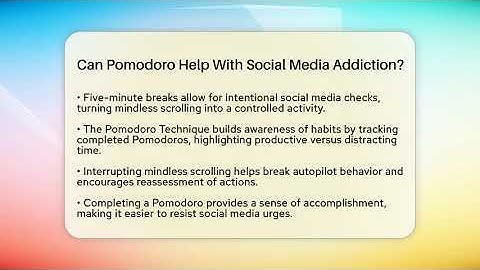 Can Pomodoro Help With Social Media Addiction? - Everyday-Networking