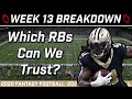 Week 13 Running Back Breakdown || Which RB's Can We Trust? || 2020 Fantasy Football Advice