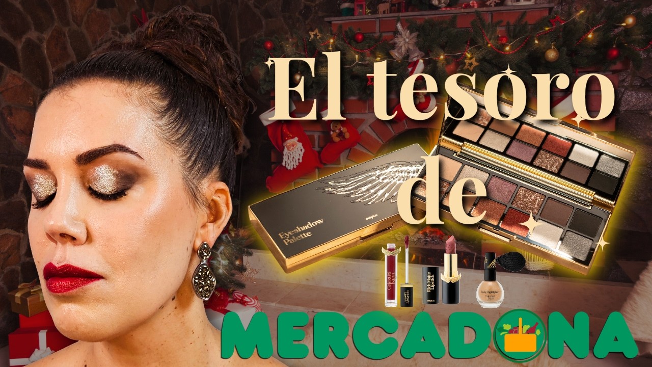 ¿EL MEJOR MAQUILLADE DE MERCADONA? Celestial night maquillaje de Navidad de Mercadona.