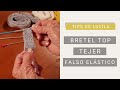 Cómo tejer tirantes - Punto falso elástico 👌 Tips de Tejer bien