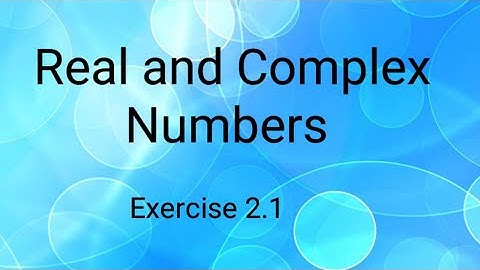 Real And Complex  Numbers ll Unit 2 ll Exercise  2.1 ll Class 9th ll KPK Board ll Question#1