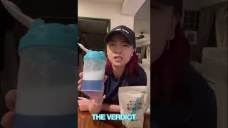 Blue raspberry flavoured creatine taste test