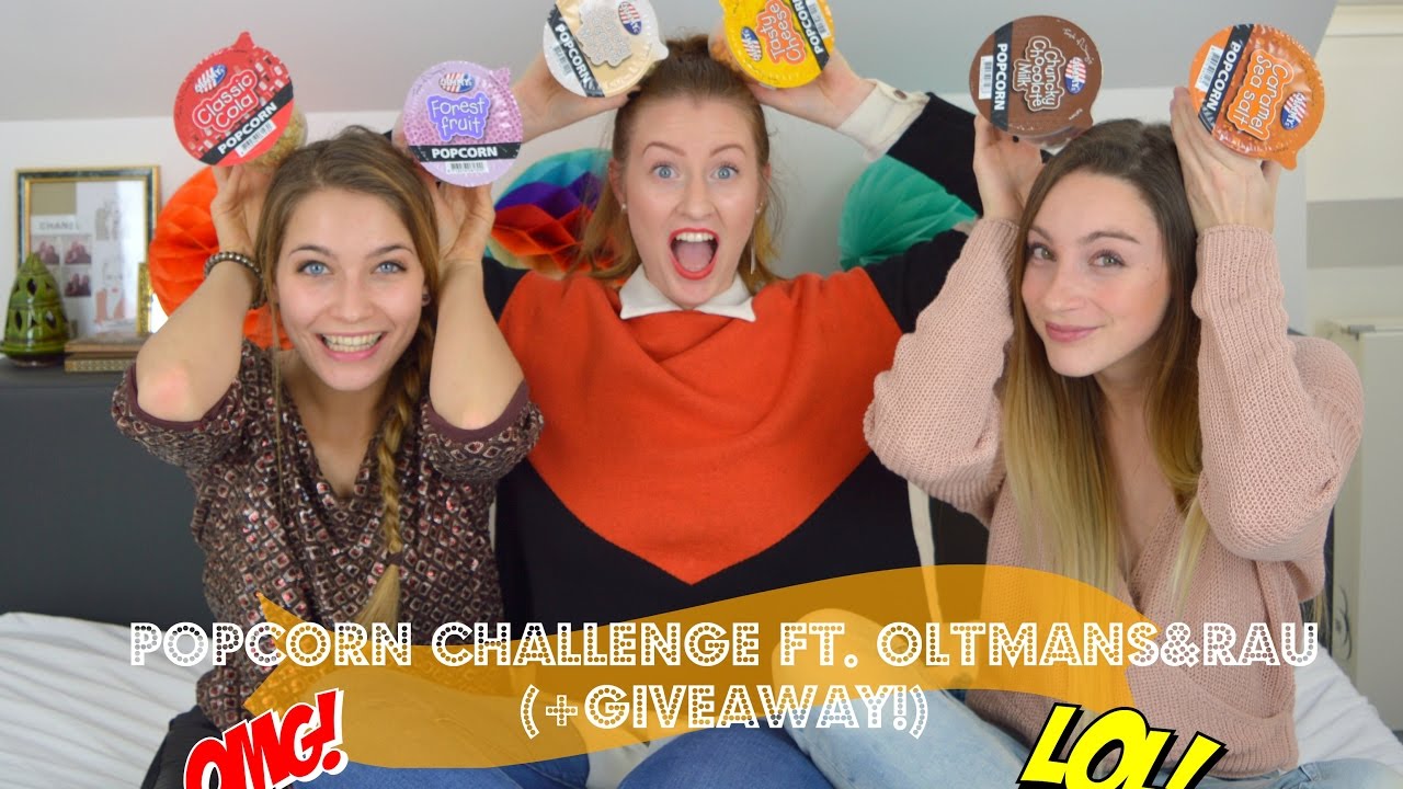 POPCORN CHALLENGE ft  OLTMANS&RAU (+GIVEAWAY gesloten!) //Coeur Belgique