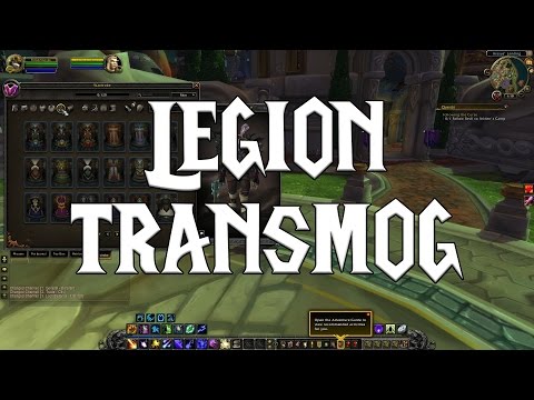 Wardrobe | New Transmog UI and Storage | Legion Alpha