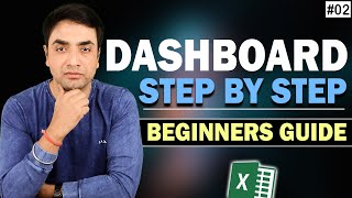 Dashboard Step by Step | How to Build Interactive Excel Dashboard | Beginners Guide In Hindi