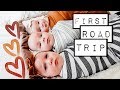 The triplets VERY FIRST road trip!