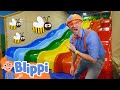 Blippi learns colors at billy beez indoor playground  educationals for kids