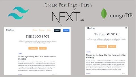 Full stack Nextjs Blog Application | Mongodb Nextjs Next-auth | Part 7 Create Post Page
