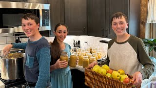 They Preserved Sixty Quarts Of Applesauce For Us // Days In The Life In Alaska