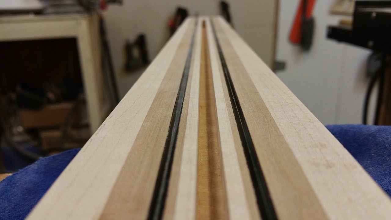 Building a Six String Bass / Adding Carbon Fiber to the Neck YouTube