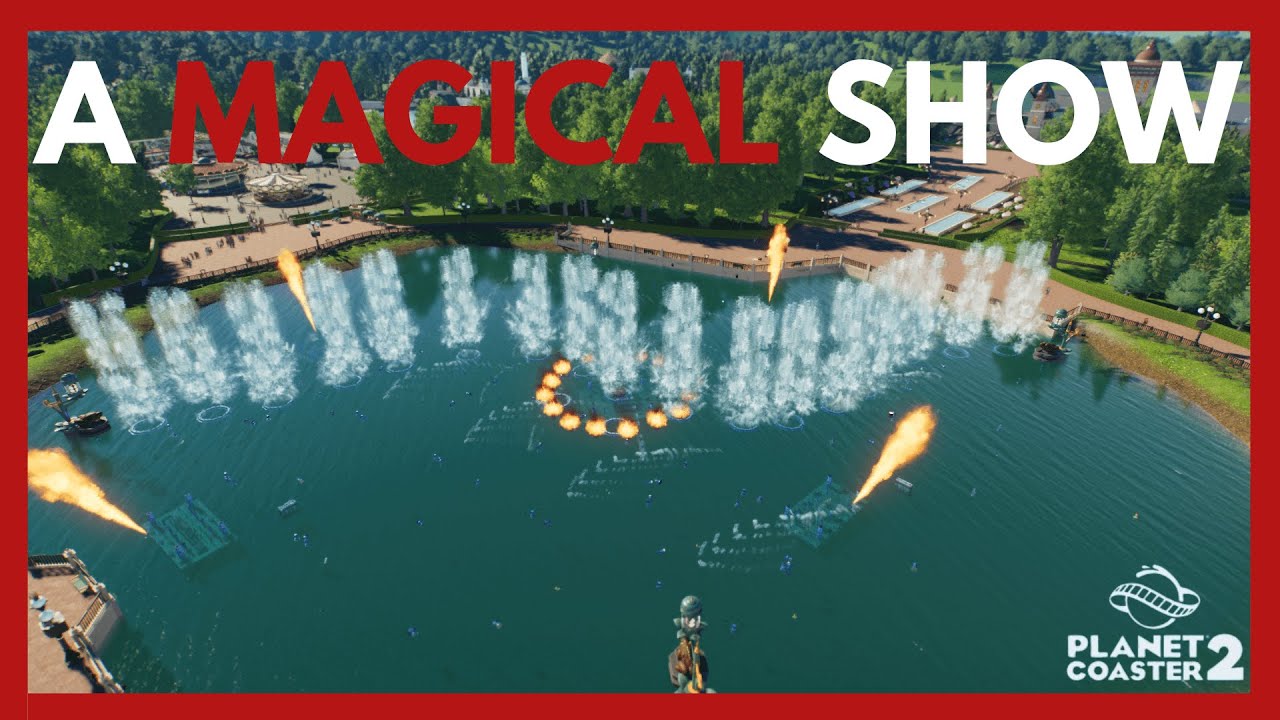 A Magical Efteling Fountain Show in Planet Coaster 2 | Short Show