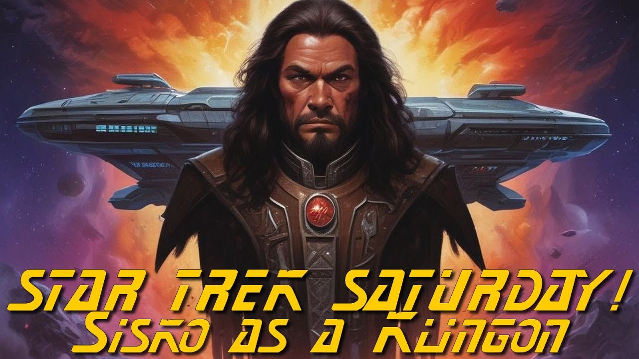 Star Trek 1997 Warp Factor Series Action Figures! Sisko as a Klingon in DS9's "Apocalypse Rising"