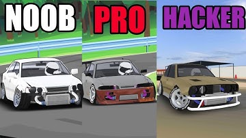 NOOB vs PRO vs HACKER in FR legends (Touge Attack)