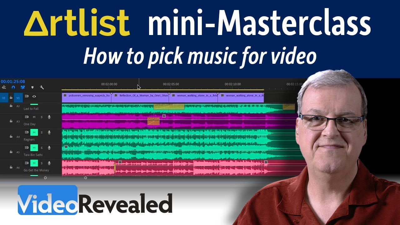 mini-Masterclass on how to pick music for video featuring Artlist Music