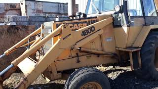 1980 Case 480D startup