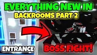 *NEW*😱EVERYTHING NEW IN THE BACKROOMS UPDATE 2! Pet Simulator 99!