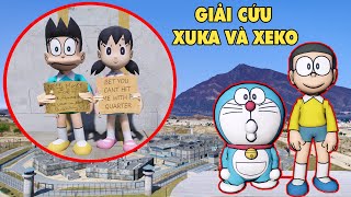 GTA 5 DORAEMON Và NOBITA Đột Nhập Trụ Sở Cảnh Sát Khu Vực Giải Cứu XEKO Và XUKA Đang Bị Cảnh Sát Bắt