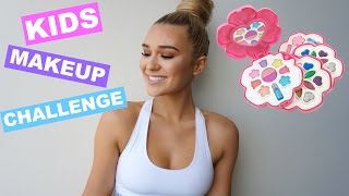 Full Face Using Only Kids Makeup Challenge Shani Grimmond