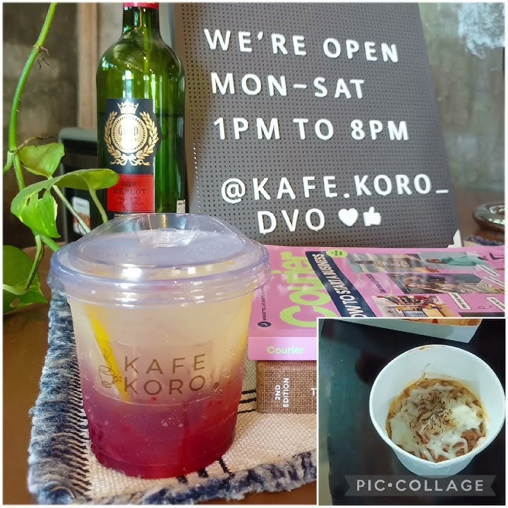 Kafe Koro in Morales vill.,Matina Davao City, Check their FB page. #davaocity #coffeeshop#coffee