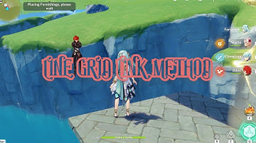 Genshin Serenitea Pot | NEW Sinking Technique - Line Grid Link Method