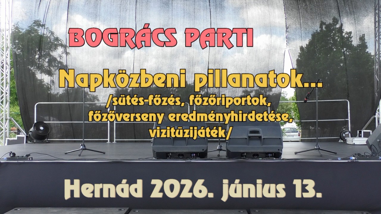 Bográcsparti 6. Hernád 2026