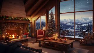 Cozy Relaxing Christmas Fireplace  Burning Fireplace  & Crackling Fire Sounds Fireplace Ambience
