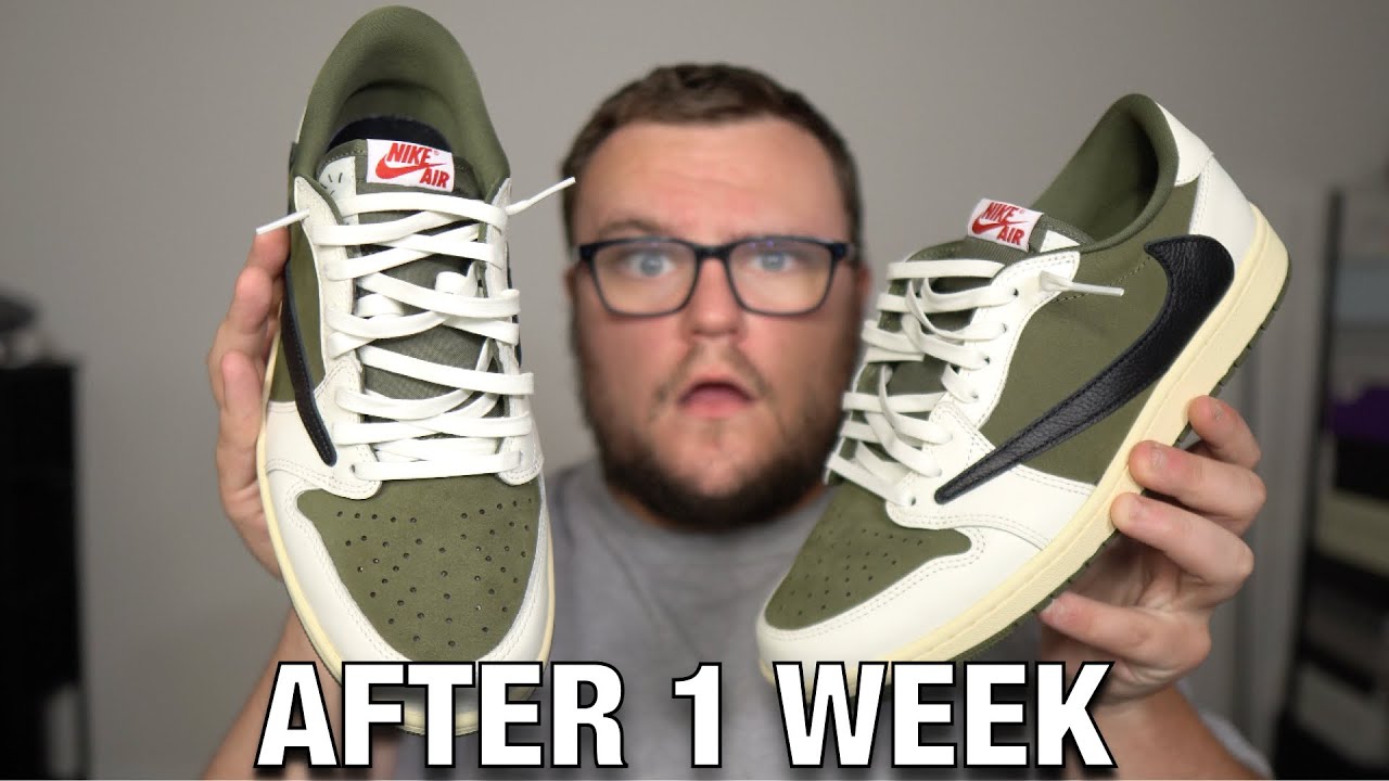 I Wore the TRAVIS SCOTT JORDAN 1 LOW MEDIUM OLIVE Everyday for a WEEK