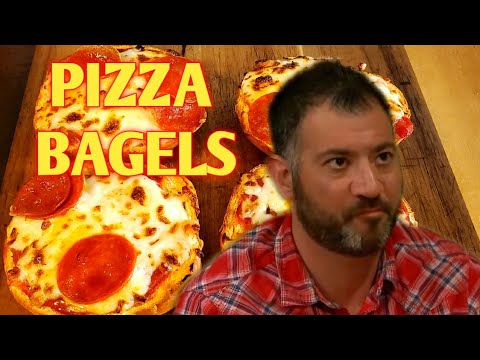 Jeff Sokol pizza bagels #tcaprecipes #jeffsokolpizzaparty - YouTube