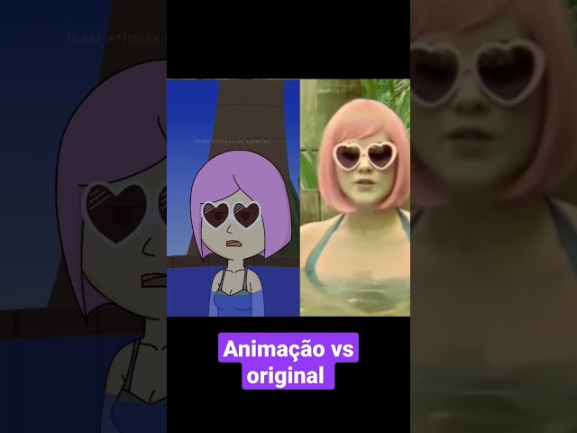 Animação vs original (princess chelsea cigarette duet) #shorts #edit #anime #musica #animação class=