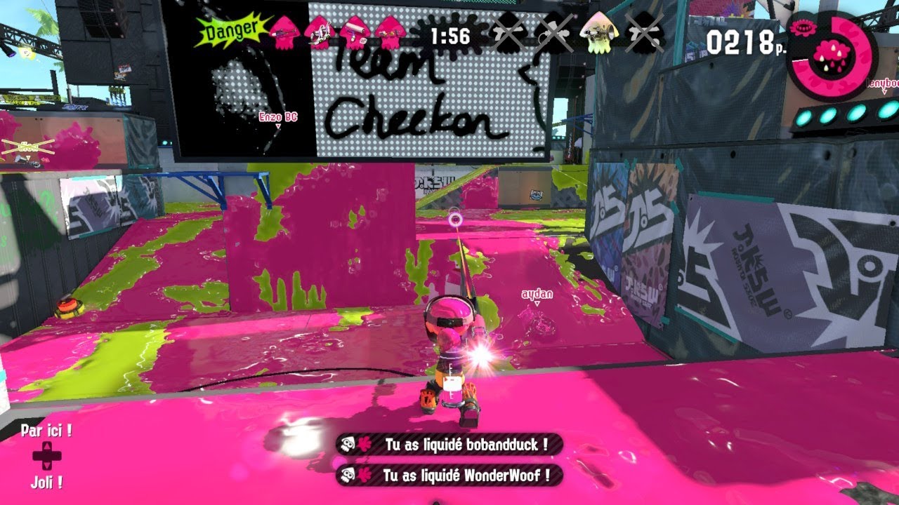 Compilation de kills au sniper sur Splatoon 2