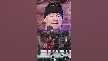 The Only time Undertaker Almost Broke Character with Godfather