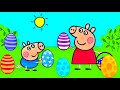 Peppa Pig Easter Egg Hunt Colouring Раскраска Свинка Пеппа Пасхальные Яйца