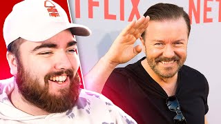 Reacting to Ricky Gervais Funniest Moments