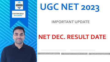 IMPORTANT UPDATE  :- UGC NET RESULT 2023 RELEASED DATE || UGC NET 2023