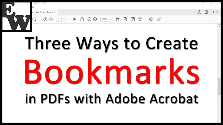 Three Ways to Create Bookmarks in PDFs with Adobe Acrobat