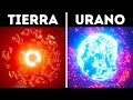 Lo que verías si explotaras diferentes planetas