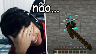 trolei meu amigo fazendo TUDO ERRADO no minecraft...